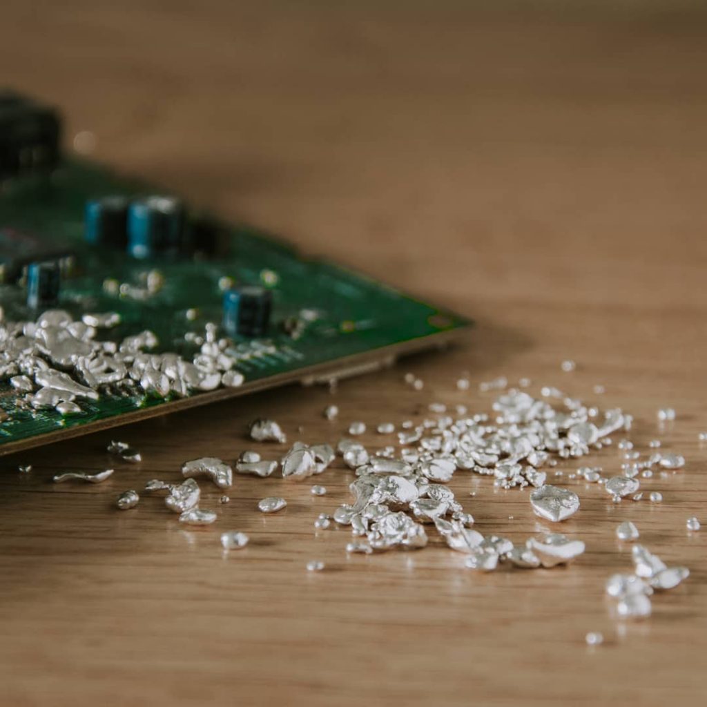 Silver in E-waste